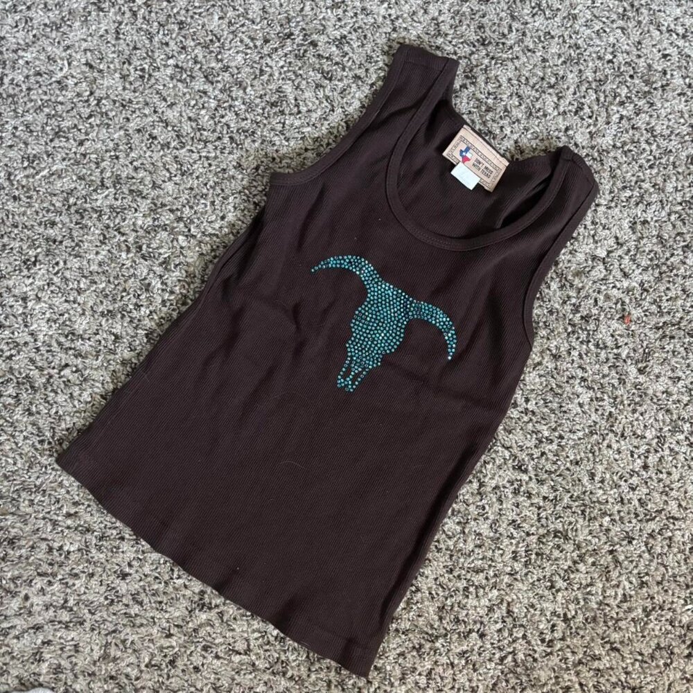 Don’t mess with Texas Rhinestone Tank Top